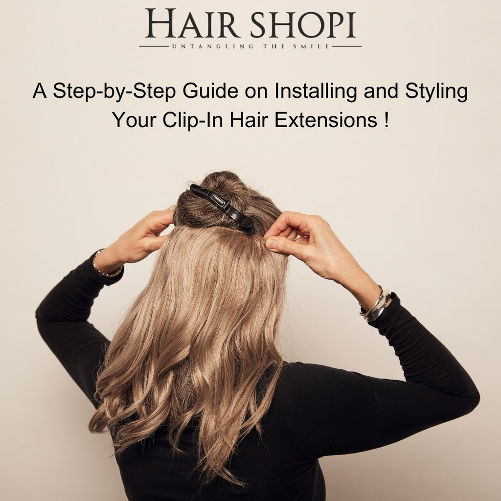 A Step-by-Step Guide on Installing and Styling Your Clip-In Hair Extensions